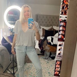 Black and White striped t-shirt